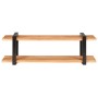 Massives TV-Möbel aus Akazienholz, 130x40x40 cm. von vidaXL, TV-Möbel - Ref: Foro24-320496, Preis: 87,48 €, Rabatt: %