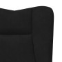 Silla Relax Negro 63 x 67 x 94 cm Terciopelo