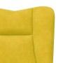 Silla Relax Amarillo 63 x 67 x 94 cm Terciopelo