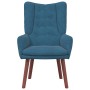 Silla Relax Azul 63 x 67 x 94 cm Terciopelo