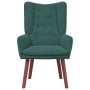 Silla Relax Verde oscuro 63 x 67 x 94 cm Terciopelo