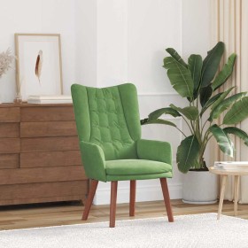 Silla Relax Verde claro 63 x 67 x 94 cm Terciopelo