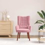 Silla Relax Rosa 63 x 67 x 94 cm Terciopelo