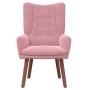 Silla Relax Rosa 63 x 67 x 94 cm Terciopelo
