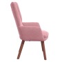 Silla Relax Rosa 63 x 67 x 94 cm Terciopelo