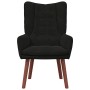 Silla Relax Negro 63 x 67 x 94 cm Terciopelo