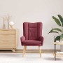 Silla Relax Rojo vino tinto 63 x 67 x 94 cm tela