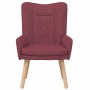 Silla Relax Rojo vino tinto 63 x 67 x 94 cm tela