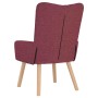 Silla Relax Rojo vino tinto 63 x 67 x 94 cm tela