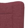 Silla Relax Rojo vino tinto 63 x 67 x 94 cm tela