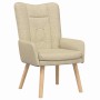 Silla Relax Crema 63 x 67 x 94 cm tela