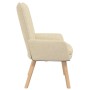 Silla Relax Crema 63 x 67 x 94 cm tela