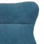 Silla Relax Azul 69 x 74 x 93 cm Terciopelo
