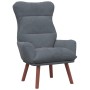 Silla Relax Gris oscuro 69 x 74 x 93 cm Terciopelo