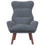 Silla Relax Gris oscuro 69 x 74 x 93 cm Terciopelo