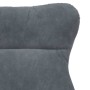 Silla Relax Gris oscuro 69 x 74 x 93 cm Terciopelo
