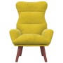 Silla Relax Amarillo 69 x 74 x 93 cm Terciopelo
