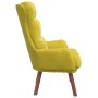 Silla Relax Amarillo 69 x 74 x 93 cm Terciopelo