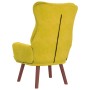 Silla Relax Amarillo 69 x 74 x 93 cm Terciopelo