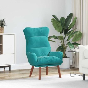 Silla Relax Tuquesa 69 x 74 x 93 cm Terciopelo Silla Relax Tuquesa 69 x 74 x 93 cm Terciopelo