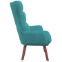 Silla Relax Tuquesa 69 x 74 x 93 cm Terciopelo