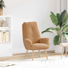 Silla Relax Beige 69 x 74 x 93 cm tela Silla Relax Beige 69 x 74 x 93 cm tela