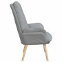 Silla Relax Gris claro 69 x 74 x 93 cm tela