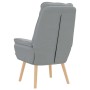 Silla Relax Gris claro 69 x 74 x 93 cm tela
