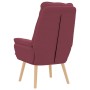 Silla Relax Rojo vino tinto 69 x 74 x 93 cm tela