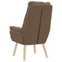 Silla Relax Marrón 69 x 74 x 93 cm tela