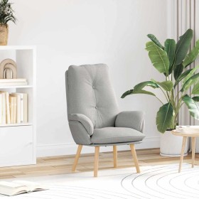 Silla Relax Gris nube 69 x 74 x 93 cm tela Silla Relax Gris nube 69 x 74 x 93 cm tela