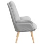 Silla Relax Gris nube 69 x 74 x 93 cm tela