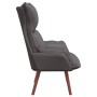Silla Relax Gris 69 x 74 x 93 cm Cuero sintético
