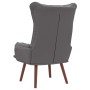 Silla Relax Gris 69 x 74 x 93 cm Cuero sintético