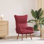 Silla Relax Rojo vino tinto 69 x 74 x 93 cm Cuero sintético