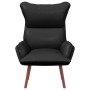 Silla Relax Negro 69 x 74 x 93 cm Cuero sintético