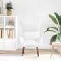 Silla Relax Blanco 69 x 74 x 93 cm Cuero sintético