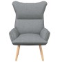 Silla Relax Gris claro 69 x 74 x 93 cm tela