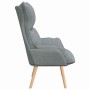 Silla Relax Gris claro 69 x 74 x 93 cm tela