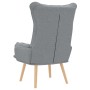 Silla Relax Gris claro 69 x 74 x 93 cm tela
