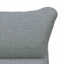 Silla Relax Gris claro 69 x 74 x 93 cm tela