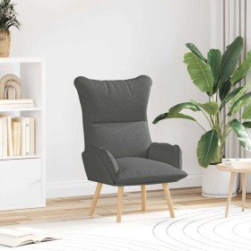 Silla Relax Gris oscuro 69 x 74 x 93 cm tela en Sillones | Comprar online en Foro24