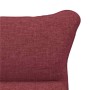 Silla Relax Rojo vino tinto 69 x 74 x 93 cm tela