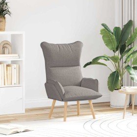 Silla Relax Taupé 69 x 74 x 93 cm tela