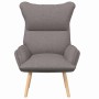 Silla Relax Taupé 69 x 74 x 93 cm tela