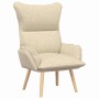 Silla Relax Crema 69 x 74 x 93 cm tela