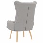 Silla Relax Gris nube 69 x 74 x 93 cm tela