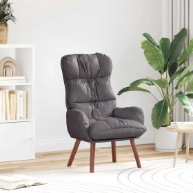Silla Relax Gris 69 x 74 x 93 cm Cuero sintético Silla Relax Gris 69 x 74 x 93 cm Cuero sintético