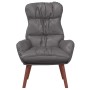 Silla Relax Gris 69 x 74 x 93 cm Cuero sintético