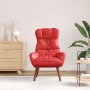 Silla Relax Rojo 69 x 74 x 93 cm Cuero sintético